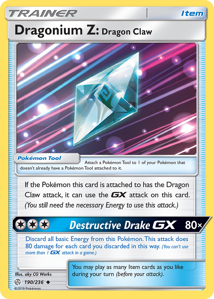 Dragonium Z: Dragon Claw (190/236) [Sun & Moon: Cosmic Eclipse] - The Mythic Store | 24h Order Processing