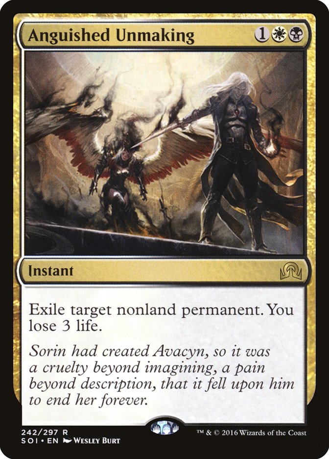 Anguished Unmaking [Shadows over Innistrad] - The Mythic Store | 24h Order Processing