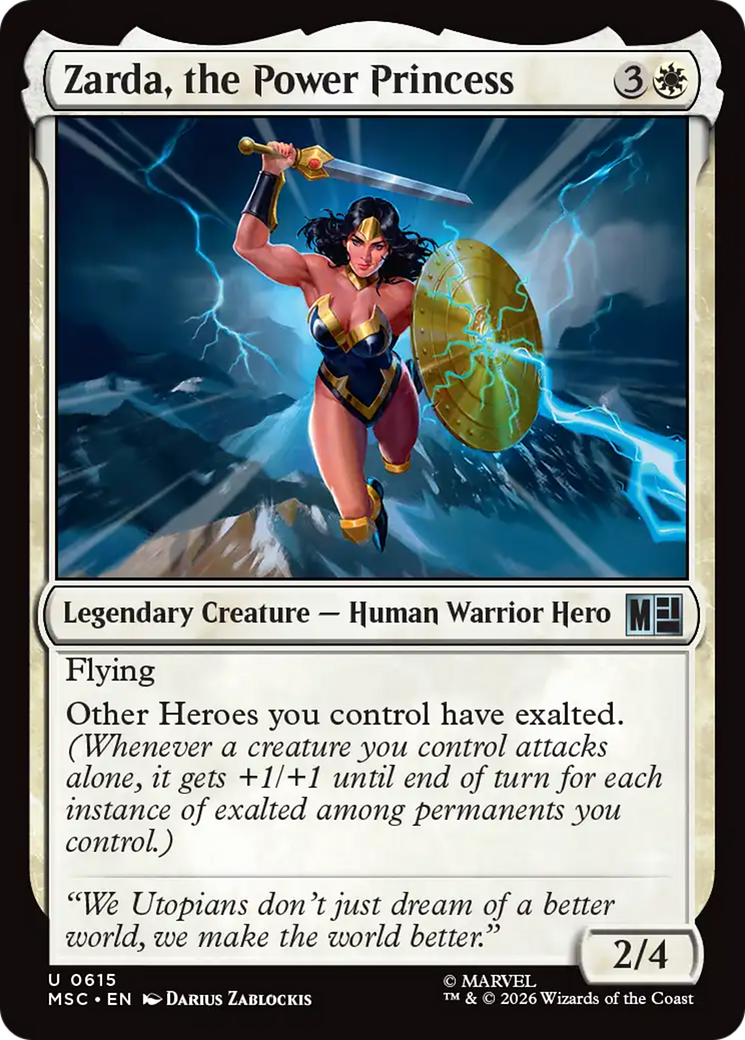 Zarda, the Power Princess [Marvel Super Heroes Commander] - The Mythic Store | 24h Order Processing