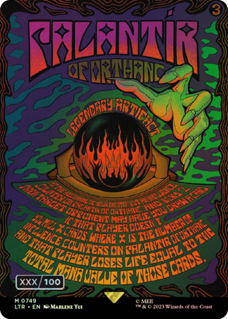 Palantir of Orthanc (Borderless Poster) (Serialized) [The Lord of the Rings: Tales of Middle-Earth] - The Mythic Store | 24h Order Processing