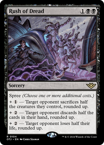 Rush of Dread (Promo Pack) [Outlaws of Thunder Junction Promos] - The Mythic Store | 24h Order Processing