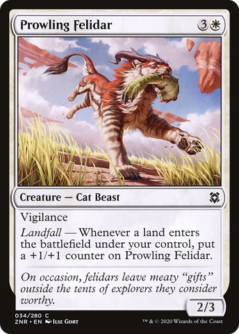Prowling Felidar [Zendikar Rising] - The Mythic Store | 24h Order Processing