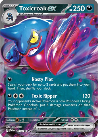 Toxicroak ex (131/198) [Scarlet & Violet: Base Set] - The Mythic Store | 24h Order Processing