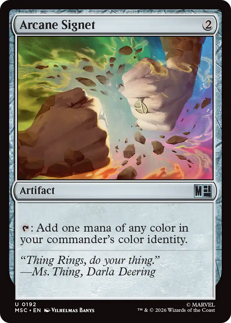 Arcane Signet (0192) [Marvel Super Heroes Commander] - The Mythic Store | 24h Order Processing