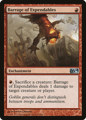 Barrage of Expendables [Magic 2014] - The Mythic Store | 24h Order Processing