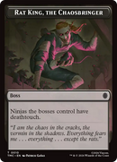 Rat King, The Chaosbringer [Teenage Mutant Ninja Turtles Commander Tokens]