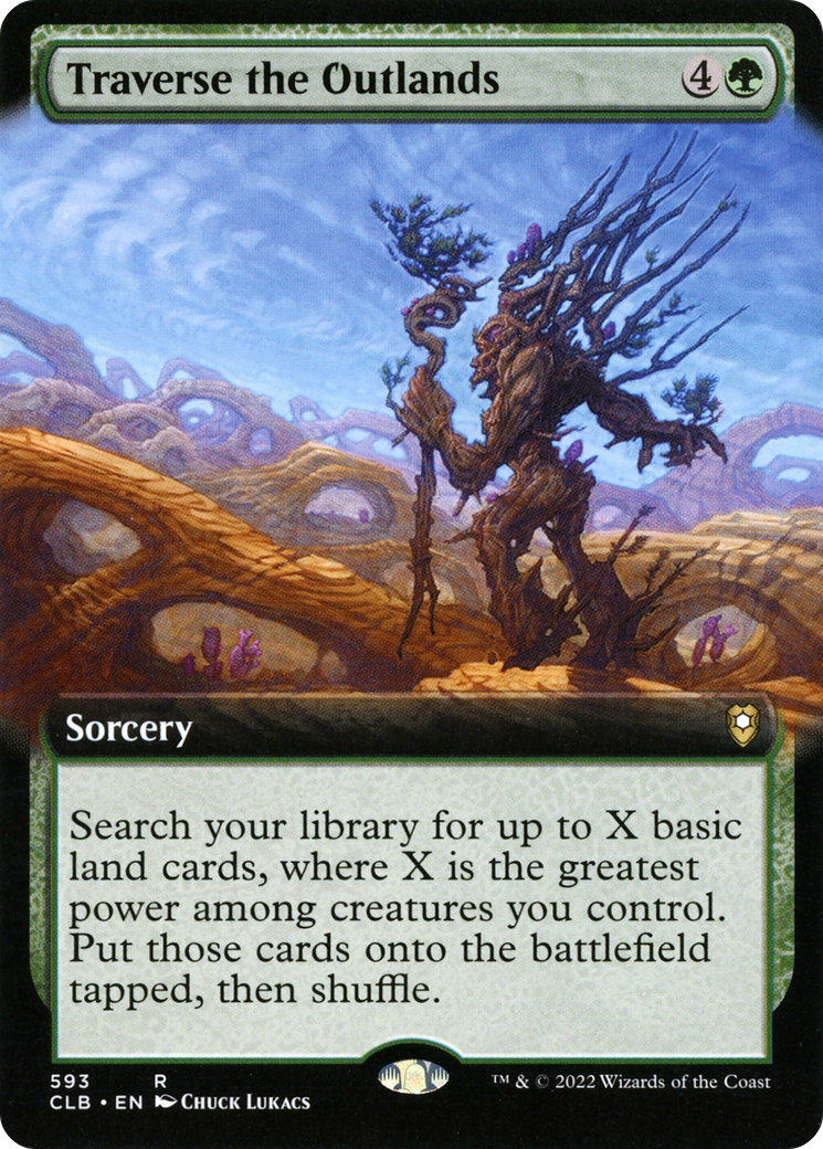 Traverse the Outlands (Extended Art) [Commander Legends: Battle for Baldur's Gate] - The Mythic Store | 24h Order Processing