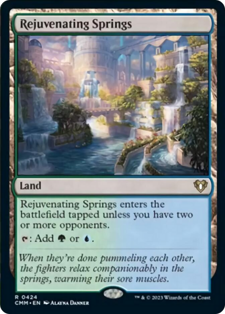 Rejuvenating Springs [Commander Masters] - The Mythic Store | 24h Order Processing