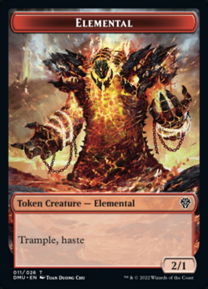 Bird (002) // Elemental Double-Sided Token [Dominaria United Tokens] - The Mythic Store | 24h Order Processing