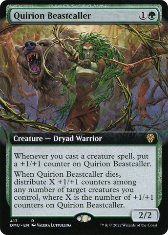 Quirion Beastcaller (Extended Art) [Dominaria United] - The Mythic Store | 24h Order Processing