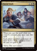 Social Snub [Secrets of Strixhaven] - The Mythic Store | 24h Order Processing