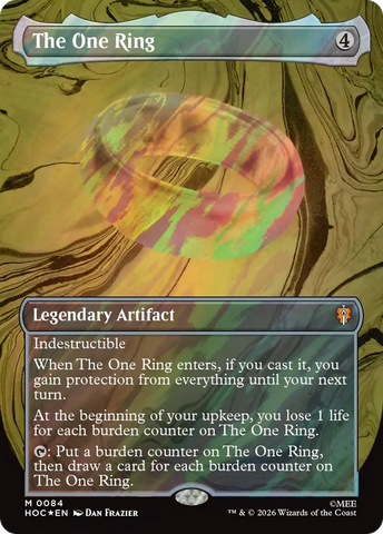 The One Ring (Borderless) (Surge Foil) [The Hobbit] - The Mythic Store | 24h Order Processing