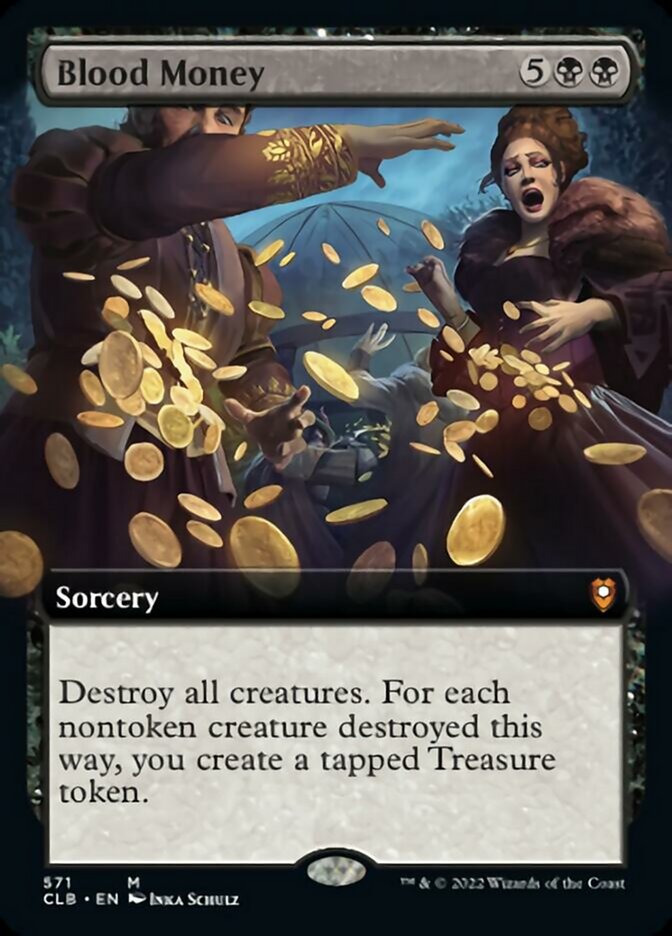 Blood Money (Extended Art) [Commander Legends: Battle for Baldur's Gate] - The Mythic Store | 24h Order Processing