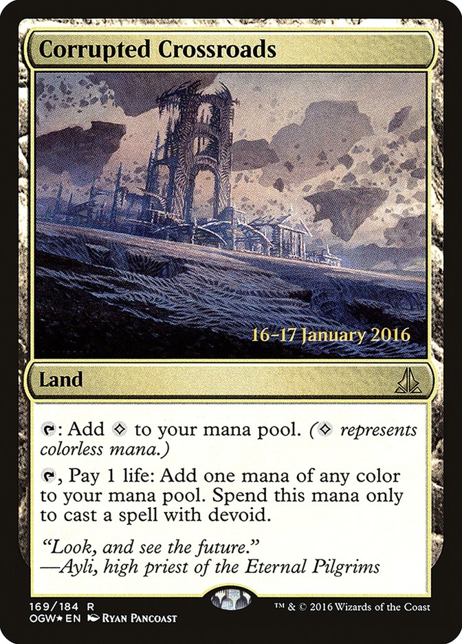 Corrupted Crossroads [Oath of the Gatewatch Prerelease Promos] - The Mythic Store | 24h Order Processing