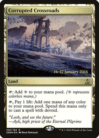 Corrupted Crossroads [Oath of the Gatewatch Prerelease Promos] - The Mythic Store | 24h Order Processing