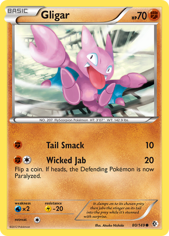 Gligar (80/149) [Black & White: Boundaries Crossed] - The Mythic Store | 24h Order Processing