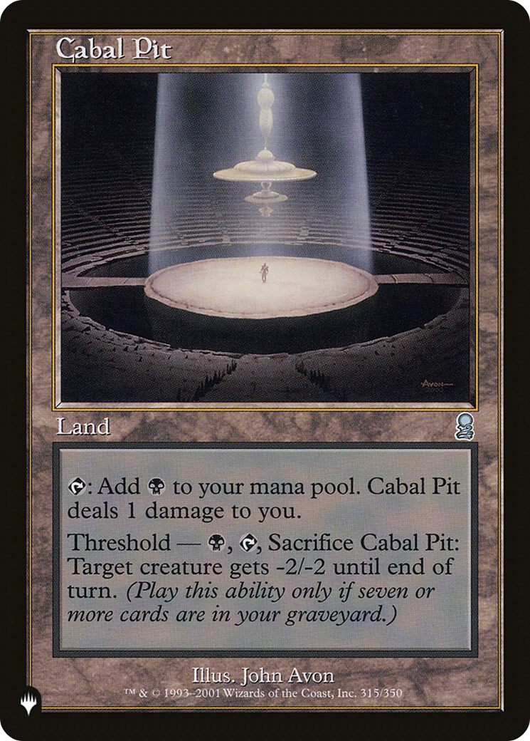 Cabal Pit [The List Reprints] - The Mythic Store | 24h Order Processing