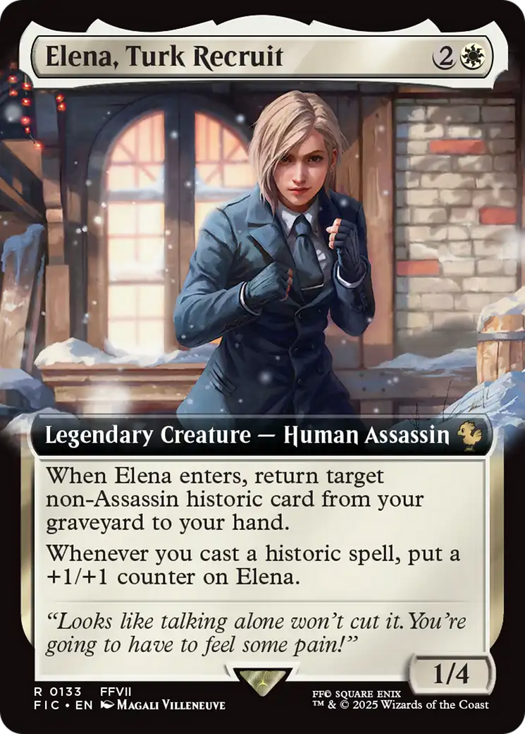 Elena, Turk Recruit (Extended Art) [FINAL FANTASY Commander] - The Mythic Store | 24h Order Processing