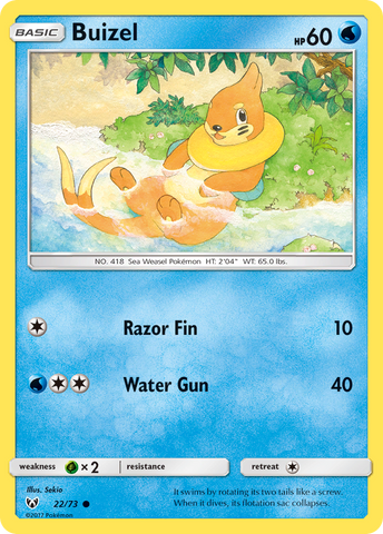 Buizel (22/73) [Sun & Moon: Shining Legends] - The Mythic Store | 24h Order Processing