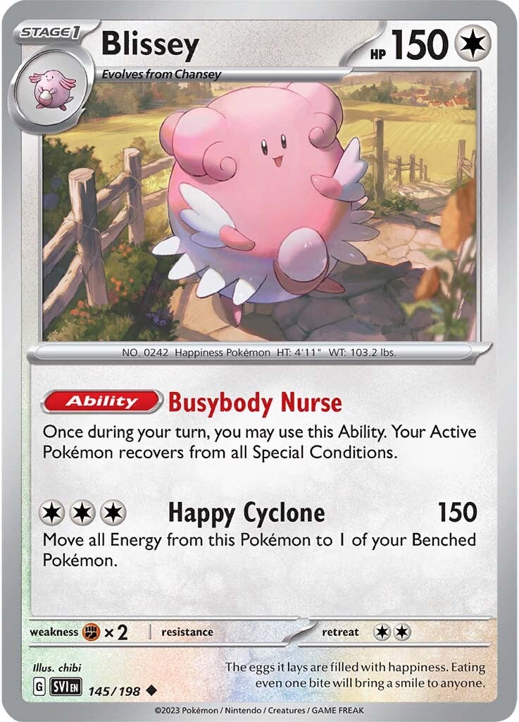 Blissey (145/198) [Scarlet & Violet: Base Set] - The Mythic Store | 24h Order Processing