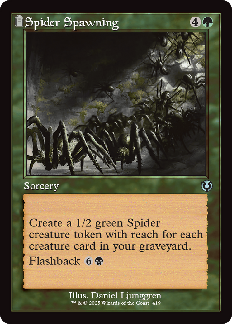 Spider Spawning (Retro Frame) [Innistrad Remastered] - The Mythic Store | 24h Order Processing