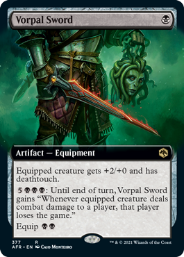 Vorpal Sword (Extended Art) [Dungeons & Dragons: Adventures in the Forgotten Realms] - The Mythic Store | 24h Order Processing