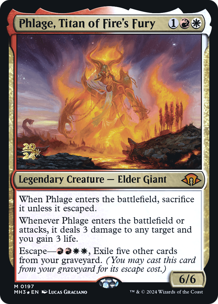 Phlage, Titan of Fire's Fury [Modern Horizons 3 Prerelease Promos] - The Mythic Store | 24h Order Processing