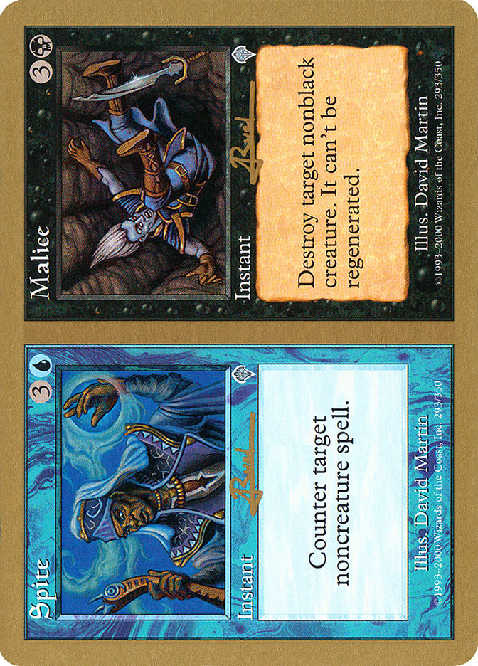 Spite // Malice (Antoine Ruel) [World Championship Decks 2001] - The Mythic Store | 24h Order Processing