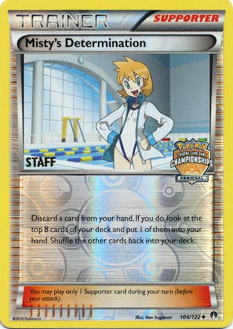 Misty's Determination (104/122) (Regional Championship Promo Staff) [XY: BREAKpoint] - The Mythic Store | 24h Order Processing