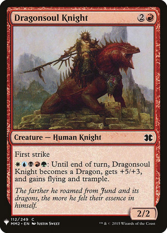 Dragonsoul Knight [Mystery Booster] - The Mythic Store | 24h Order Processing