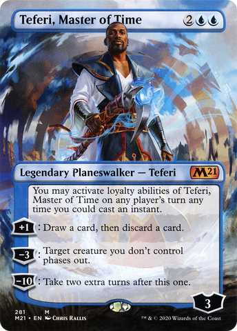 Teferi, Master of Time (Borderless) [Core Set 2021] - The Mythic Store | 24h Order Processing
