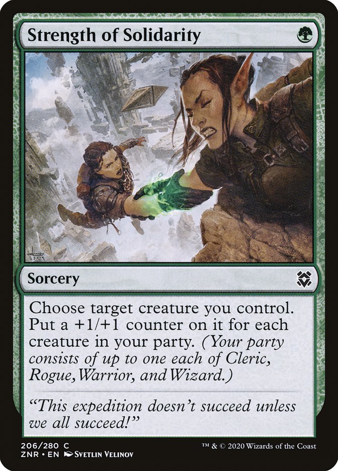 Strength of Solidarity [Zendikar Rising] - The Mythic Store | 24h Order Processing