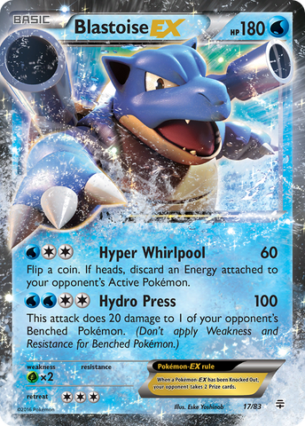Blastoise EX (17/83) [XY: Generations] - The Mythic Store | 24h Order Processing