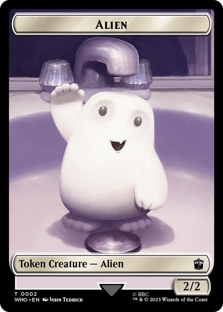 Alien // Osgood, Operation Double Double-Sided Token [Doctor Who Tokens] - The Mythic Store | 24h Order Processing
