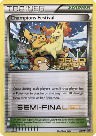 Champions Festival (XY91) (2015 Semi-Finalist) [XY: Black Star Promos] - The Mythic Store | 24h Order Processing