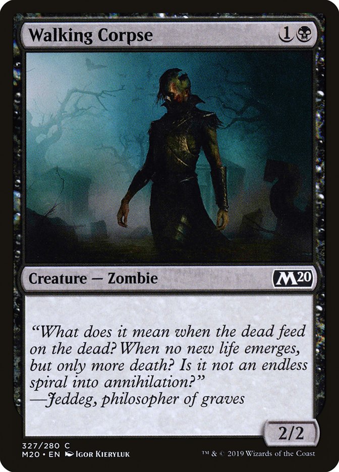 Walking Corpse [Core Set 2020] - The Mythic Store | 24h Order Processing