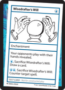Wisedrafter's Will [Mystery Booster 2 Playtest Cards] - The Mythic Store | 24h Order Processing