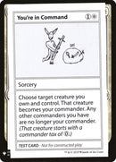 You're in Command [Mystery Booster Playtest Cards] - The Mythic Store | 24h Order Processing