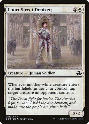 Court Street Denizen [Duel Decks: Elspeth vs. Kiora] - The Mythic Store | 24h Order Processing