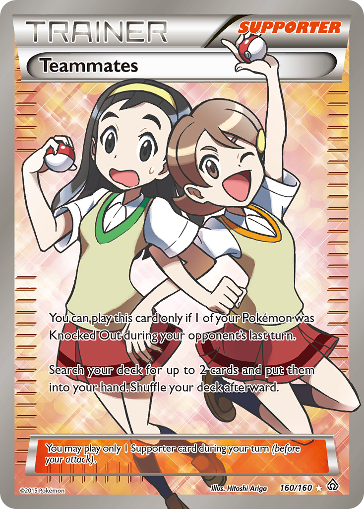 Teammates (160/160) [XY: Primal Clash] - The Mythic Store | 24h Order Processing