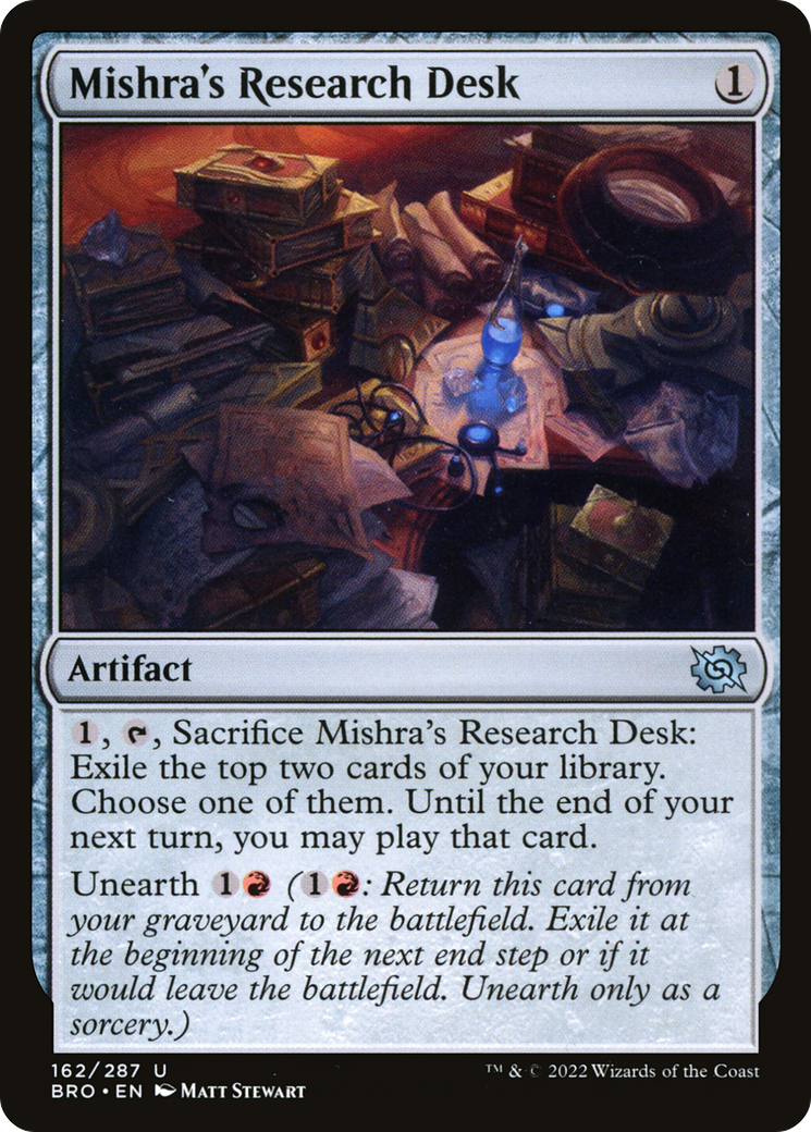 Mishra's Research Desk [The Brothers' War] - The Mythic Store | 24h Order Processing