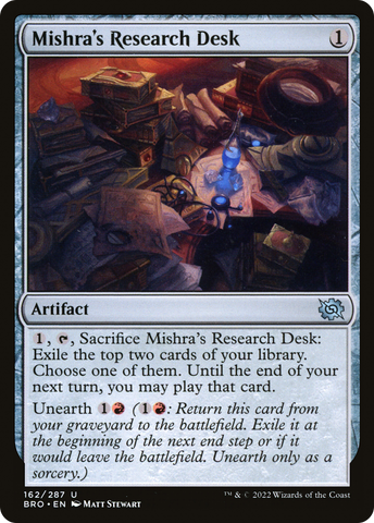 Mishra's Research Desk [The Brothers' War] - The Mythic Store | 24h Order Processing