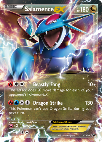 Salamence EX (XY170) [XY: Black Star Promos] - The Mythic Store | 24h Order Processing