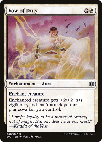 Vow of Duty [Explorers of Ixalan] - The Mythic Store | 24h Order Processing