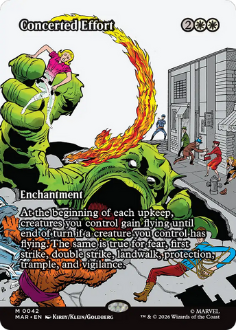 Concerted Effort (Borderless) [Marvel Universe: Eternal-Legal] - The Mythic Store | 24h Order Processing