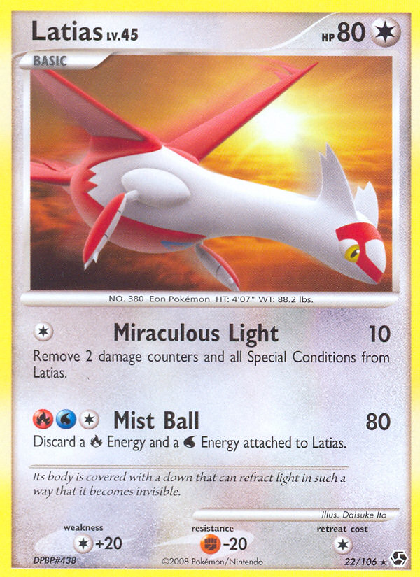 Latias (22/106) [Diamond & Pearl: Great Encounters] - The Mythic Store | 24h Order Processing