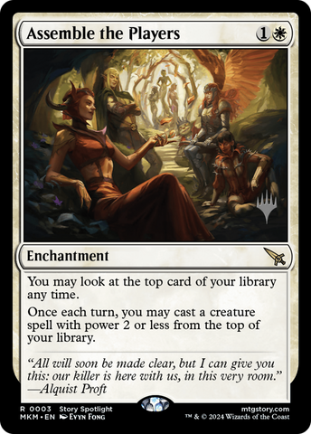 Assemble the Players (Promo Pack) [Murders at Karlov Manor Promos] - The Mythic Store | 24h Order Processing