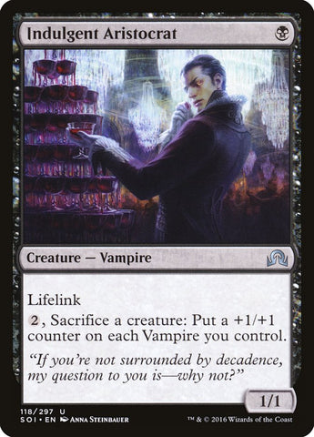 Indulgent Aristocrat [Shadows over Innistrad] - The Mythic Store | 24h Order Processing