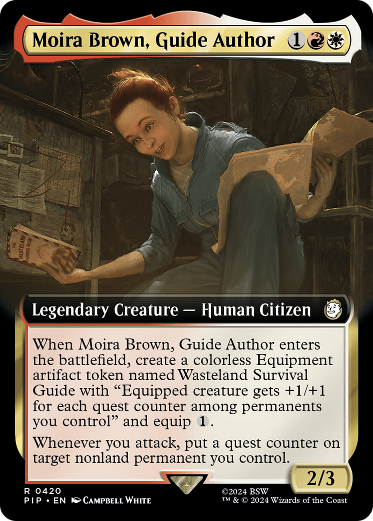 Moira Brown, Guide Author (Extended Art) [Fallout] - The Mythic Store | 24h Order Processing