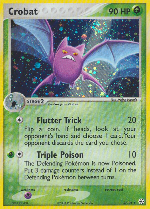 Crobat (3/101) [EX: Hidden Legends] - The Mythic Store | 24h Order Processing